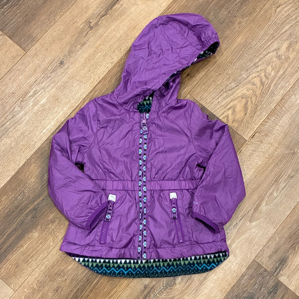 London Fog Purple Jacket Coat Raincoat Puffer Winter 2T